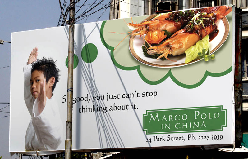 Marco Polo Restaurant OOH Campaign