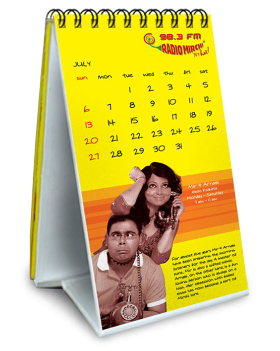 Radio Mirchi - Desk Calendar
